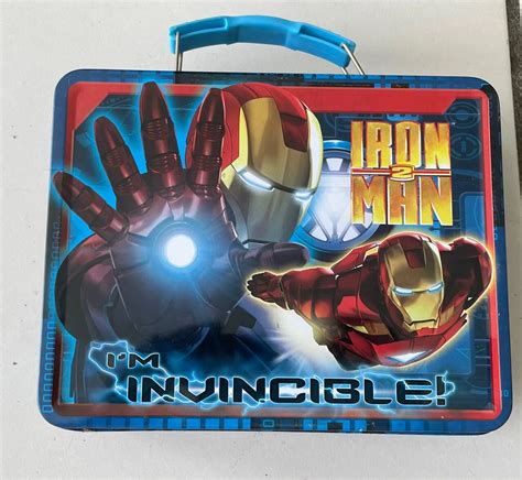 metal avengers lunch box|iron man lunch box.